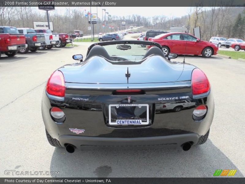 Mysterious Black / Ebony 2008 Pontiac Solstice GXP Roadster