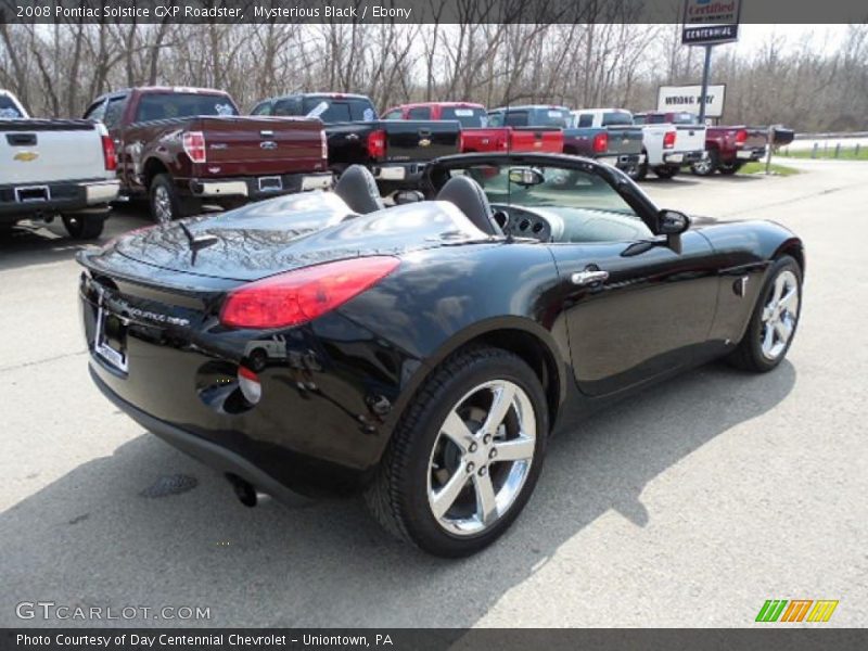 Mysterious Black / Ebony 2008 Pontiac Solstice GXP Roadster
