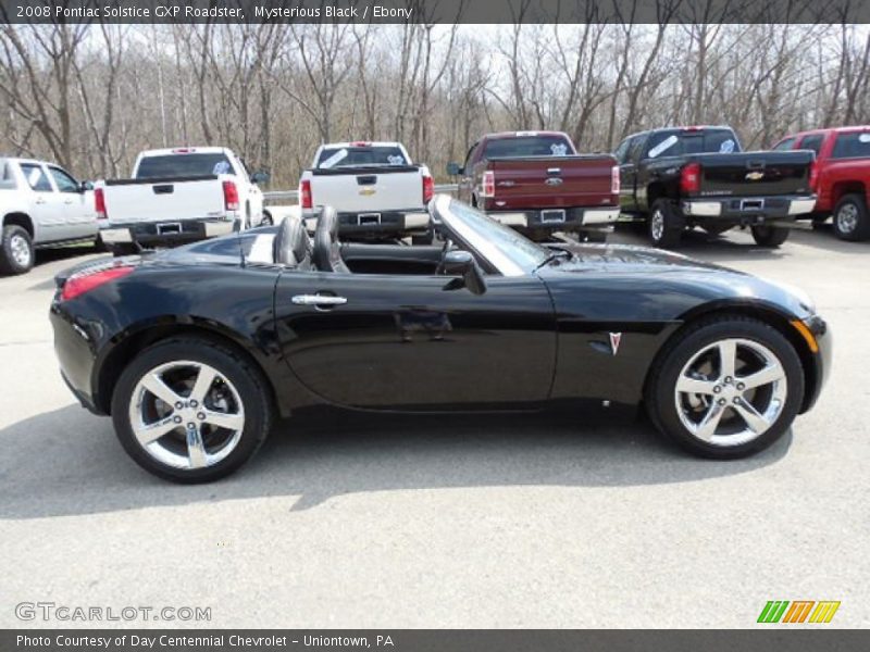 Mysterious Black / Ebony 2008 Pontiac Solstice GXP Roadster