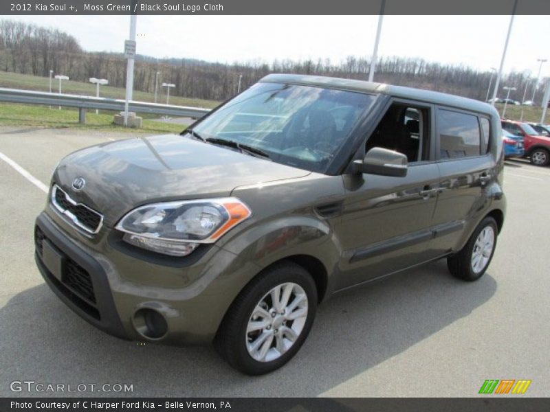 Moss Green / Black Soul Logo Cloth 2012 Kia Soul +