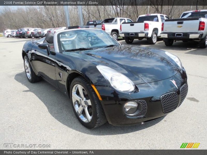 Mysterious Black / Ebony 2008 Pontiac Solstice GXP Roadster