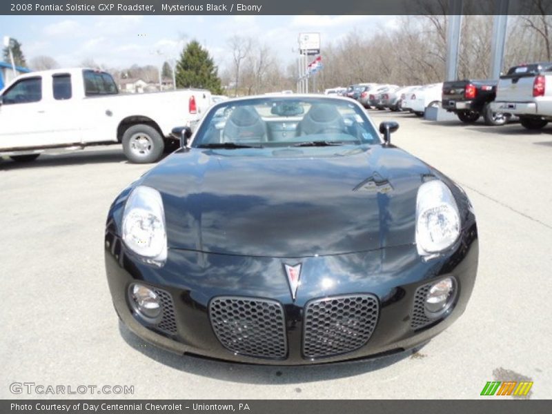 Mysterious Black / Ebony 2008 Pontiac Solstice GXP Roadster