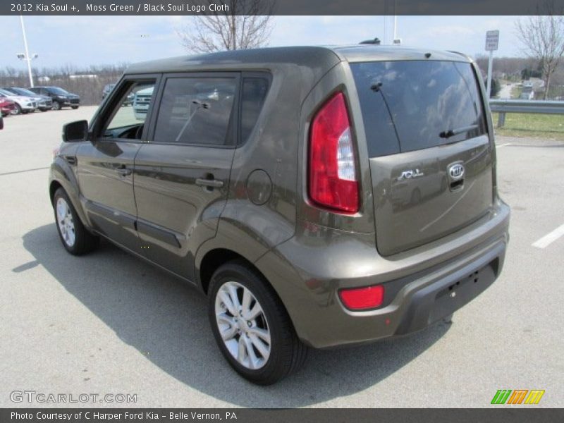 Moss Green / Black Soul Logo Cloth 2012 Kia Soul +