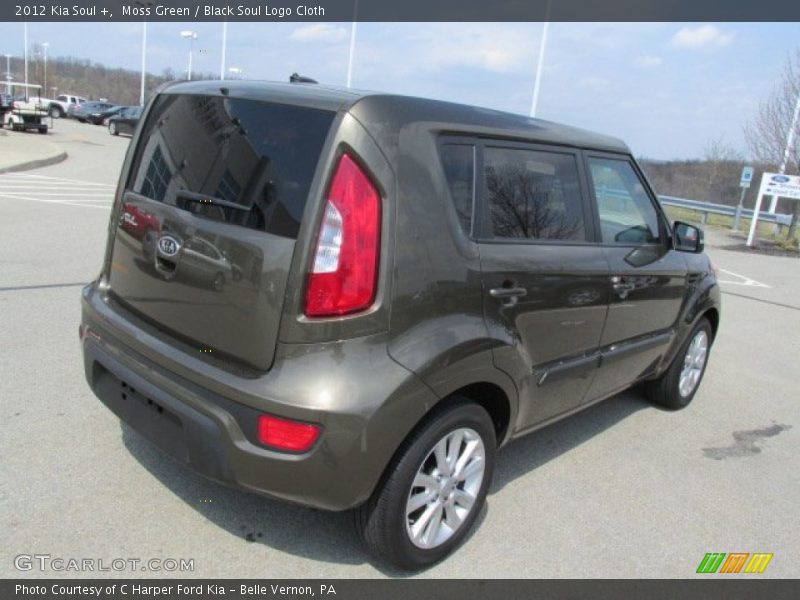 Moss Green / Black Soul Logo Cloth 2012 Kia Soul +
