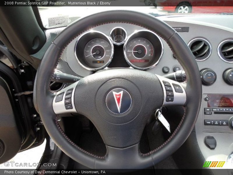 Mysterious Black / Ebony 2008 Pontiac Solstice GXP Roadster