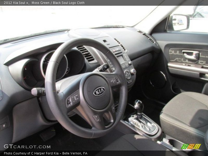 Moss Green / Black Soul Logo Cloth 2012 Kia Soul +