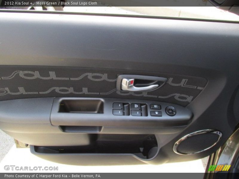 Moss Green / Black Soul Logo Cloth 2012 Kia Soul +