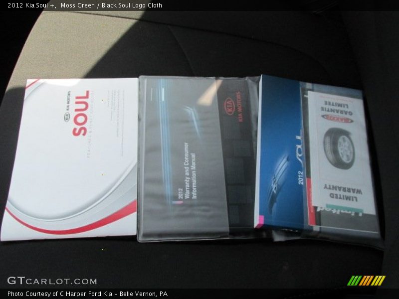 Moss Green / Black Soul Logo Cloth 2012 Kia Soul +