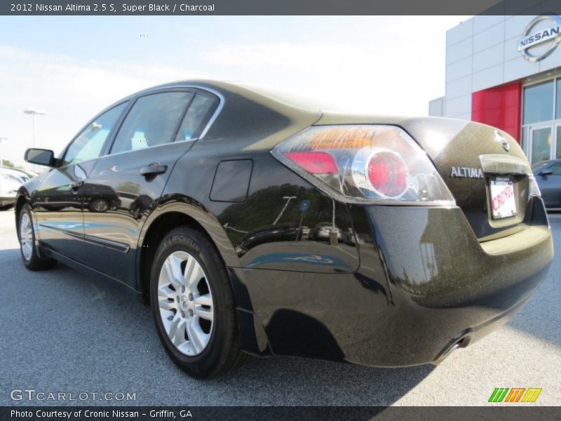 Super Black / Charcoal 2012 Nissan Altima 2.5 S