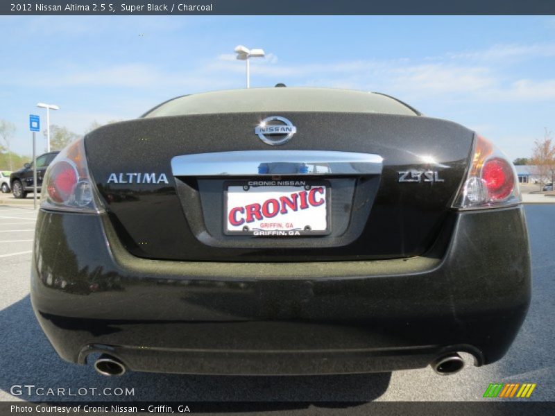 Super Black / Charcoal 2012 Nissan Altima 2.5 S