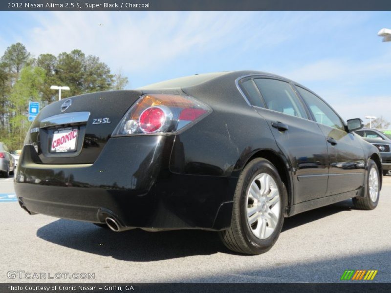 Super Black / Charcoal 2012 Nissan Altima 2.5 S
