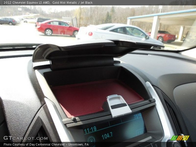 Gold Mist Metallic / Jet Black 2012 Chevrolet Equinox LS AWD