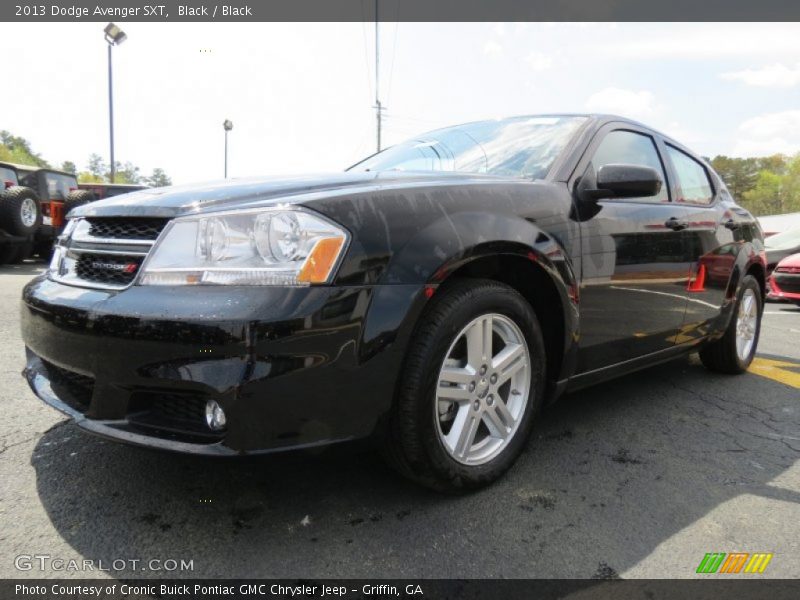 Black / Black 2013 Dodge Avenger SXT