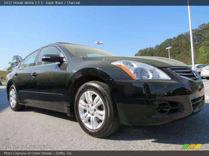 Super Black / Charcoal 2012 Nissan Altima 2.5 S
