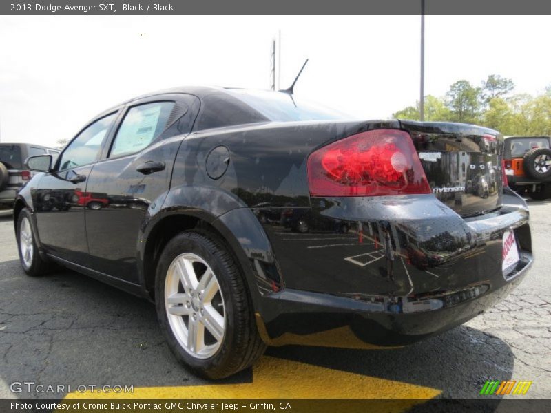 Black / Black 2013 Dodge Avenger SXT