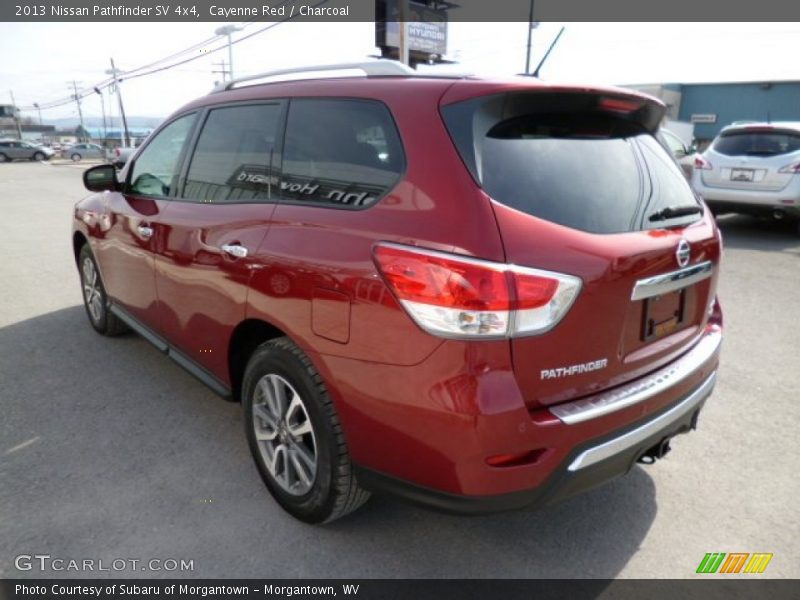 Cayenne Red / Charcoal 2013 Nissan Pathfinder SV 4x4