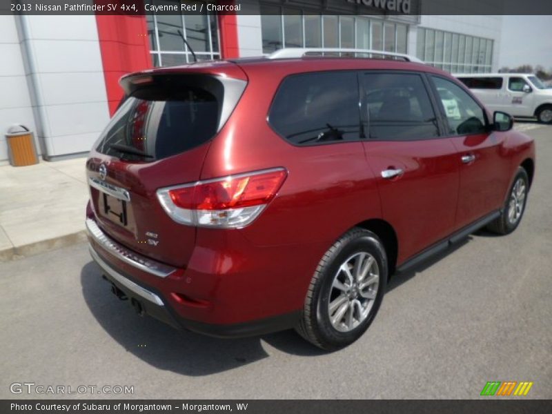 Cayenne Red / Charcoal 2013 Nissan Pathfinder SV 4x4