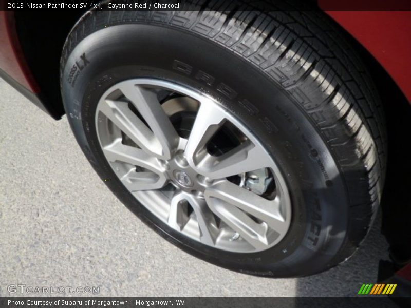 Cayenne Red / Charcoal 2013 Nissan Pathfinder SV 4x4
