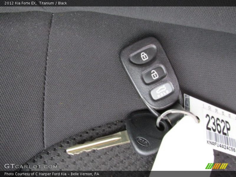 Titanium / Black 2012 Kia Forte EX