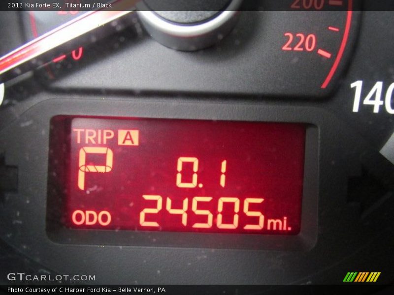 Titanium / Black 2012 Kia Forte EX