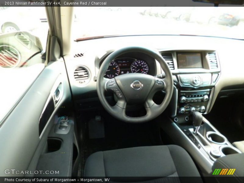 Cayenne Red / Charcoal 2013 Nissan Pathfinder SV 4x4