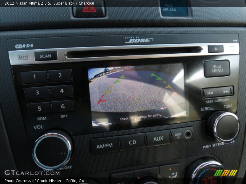 Super Black / Charcoal 2012 Nissan Altima 2.5 S