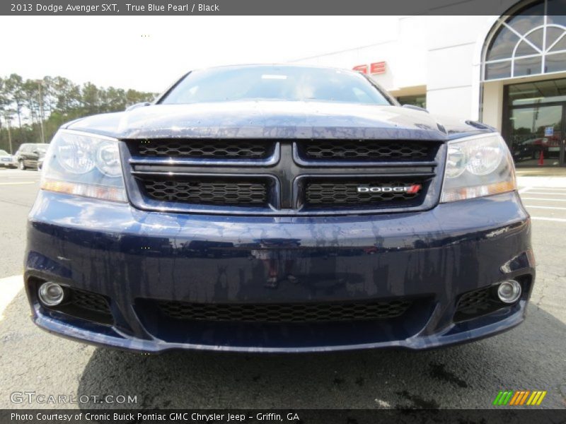 True Blue Pearl / Black 2013 Dodge Avenger SXT
