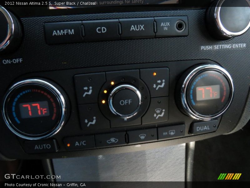 Super Black / Charcoal 2012 Nissan Altima 2.5 S