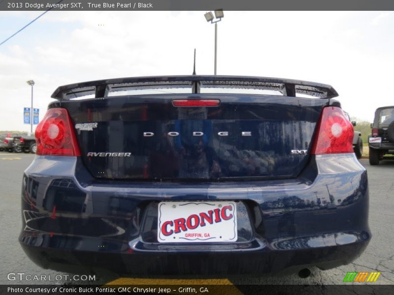 True Blue Pearl / Black 2013 Dodge Avenger SXT