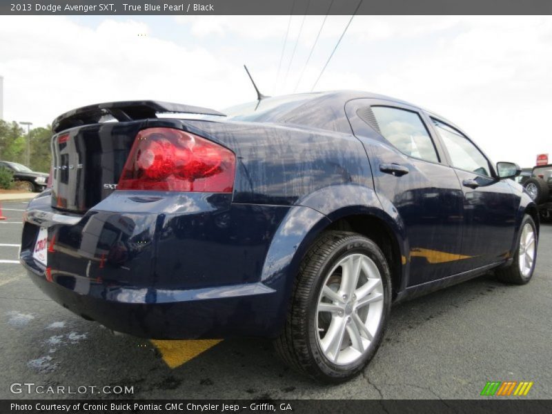 True Blue Pearl / Black 2013 Dodge Avenger SXT