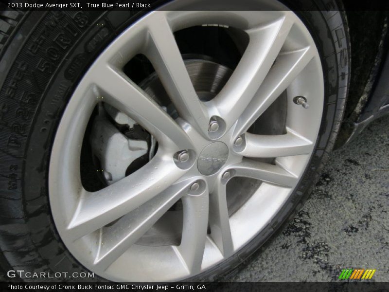 True Blue Pearl / Black 2013 Dodge Avenger SXT