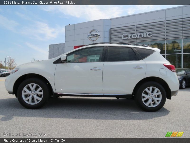 Glacier White Pearl / Beige 2011 Nissan Murano SL