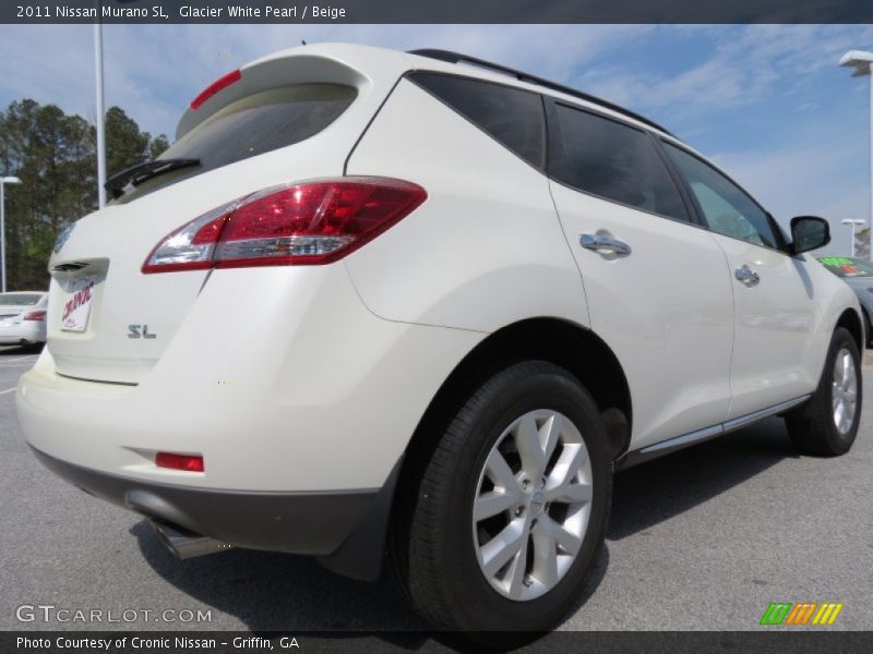 Glacier White Pearl / Beige 2011 Nissan Murano SL