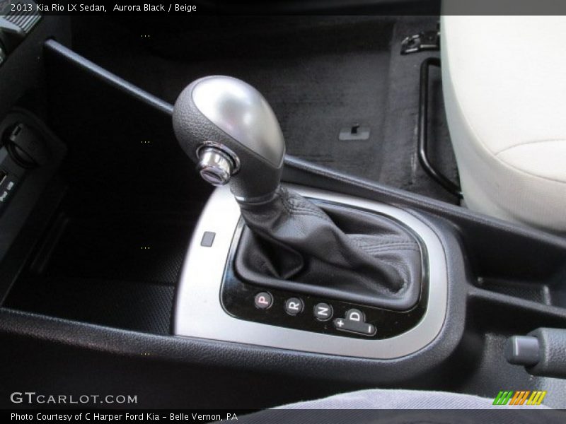 Aurora Black / Beige 2013 Kia Rio LX Sedan