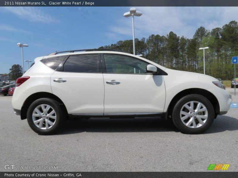 Glacier White Pearl / Beige 2011 Nissan Murano SL