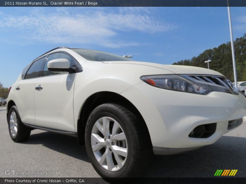 Glacier White Pearl / Beige 2011 Nissan Murano SL