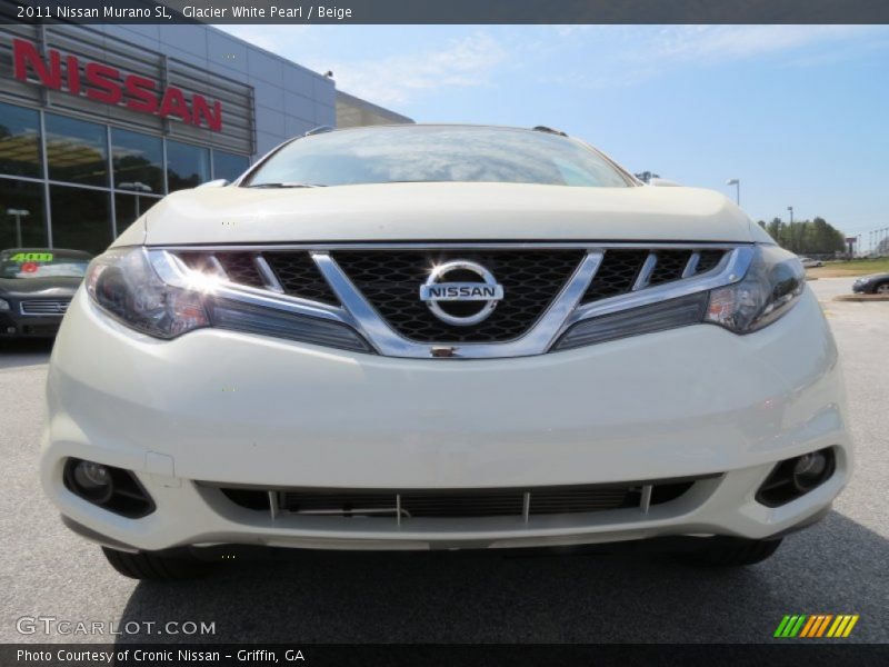 Glacier White Pearl / Beige 2011 Nissan Murano SL