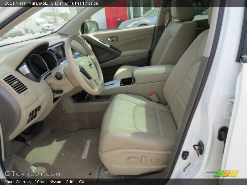 Glacier White Pearl / Beige 2011 Nissan Murano SL