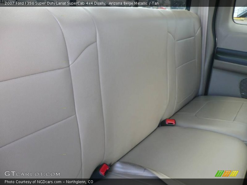 Arizona Beige Metallic / Tan 2007 Ford F350 Super Duty Lariat SuperCab 4x4 Dually