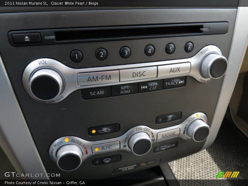 Glacier White Pearl / Beige 2011 Nissan Murano SL
