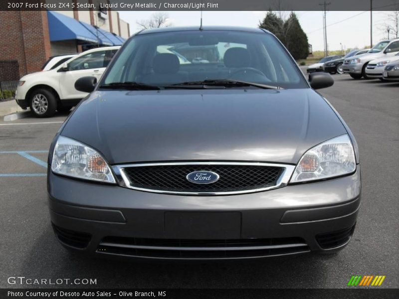Liquid Grey Metallic / Charcoal/Light Flint 2007 Ford Focus ZX4 S Sedan