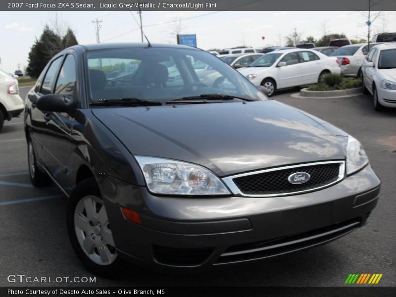 Liquid Grey Metallic / Charcoal/Light Flint 2007 Ford Focus ZX4 S Sedan