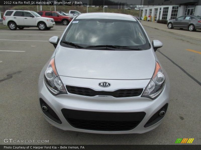 Bright Silver / Black 2012 Kia Rio Rio5 SX Hatchback