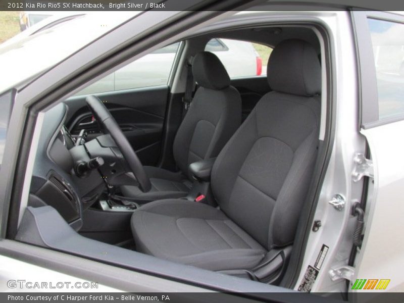 Bright Silver / Black 2012 Kia Rio Rio5 SX Hatchback