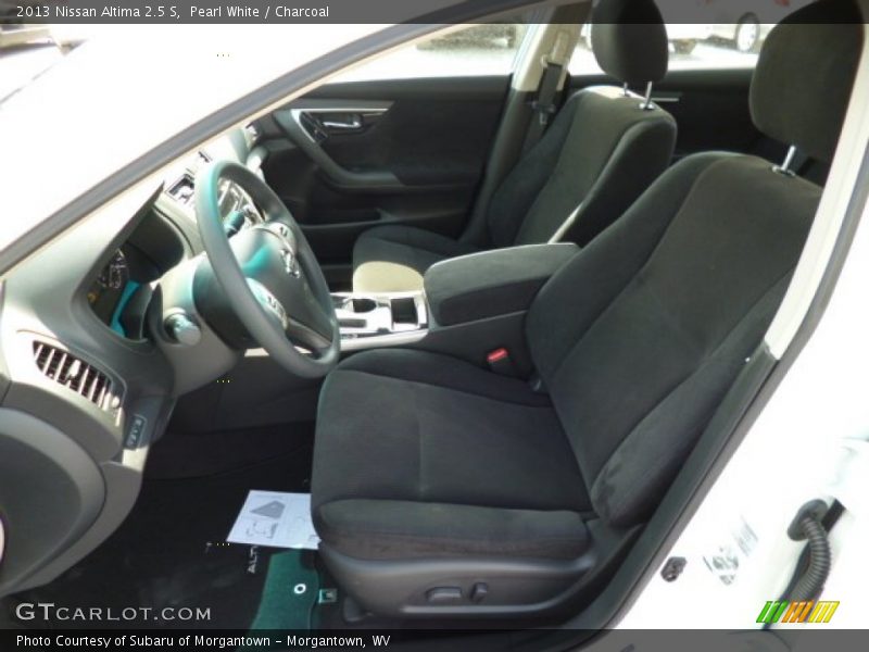 Pearl White / Charcoal 2013 Nissan Altima 2.5 S
