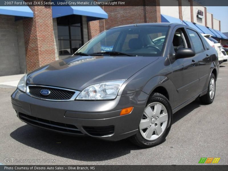 Liquid Grey Metallic / Charcoal/Light Flint 2007 Ford Focus ZX4 S Sedan