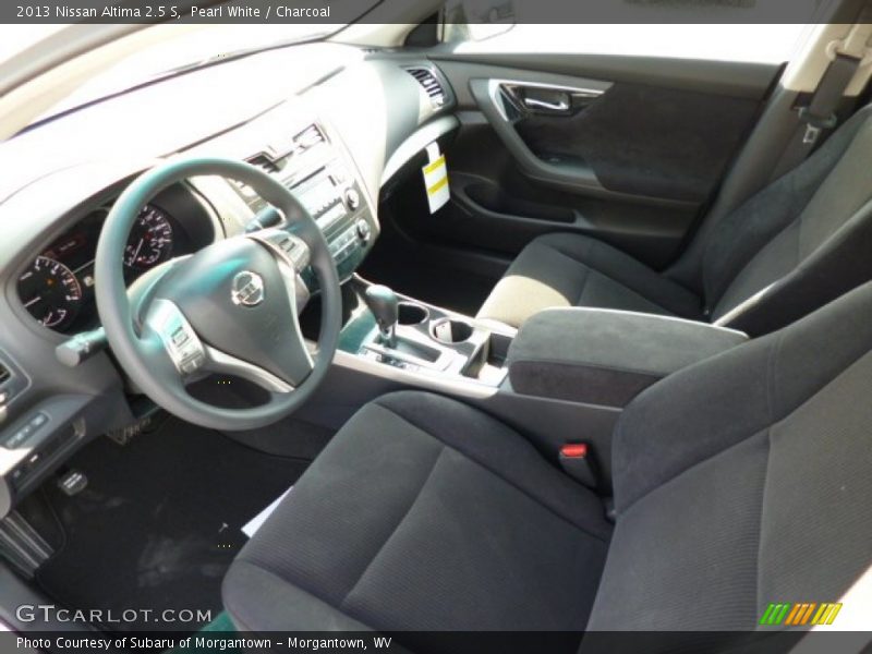 Pearl White / Charcoal 2013 Nissan Altima 2.5 S