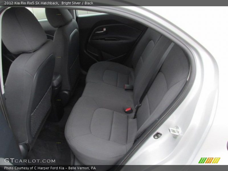 Bright Silver / Black 2012 Kia Rio Rio5 SX Hatchback