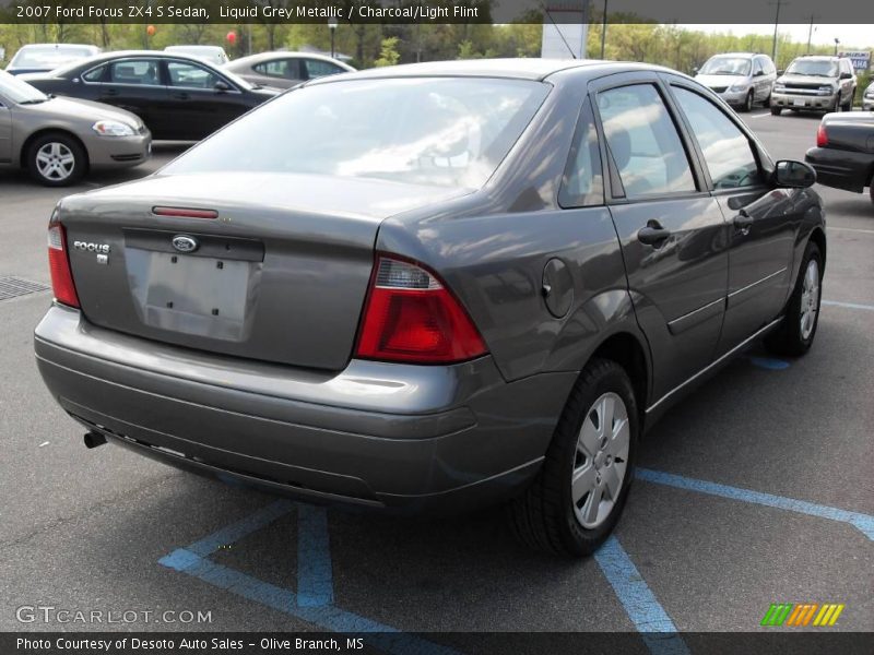 Liquid Grey Metallic / Charcoal/Light Flint 2007 Ford Focus ZX4 S Sedan