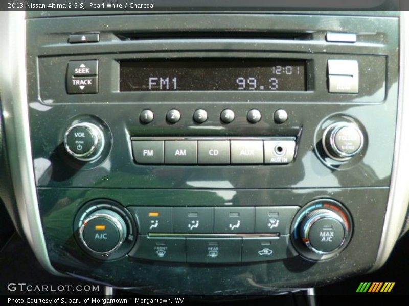 Pearl White / Charcoal 2013 Nissan Altima 2.5 S